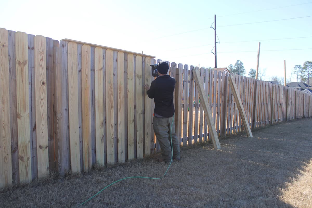 Quality fence installation by Southern Residential Fence Company